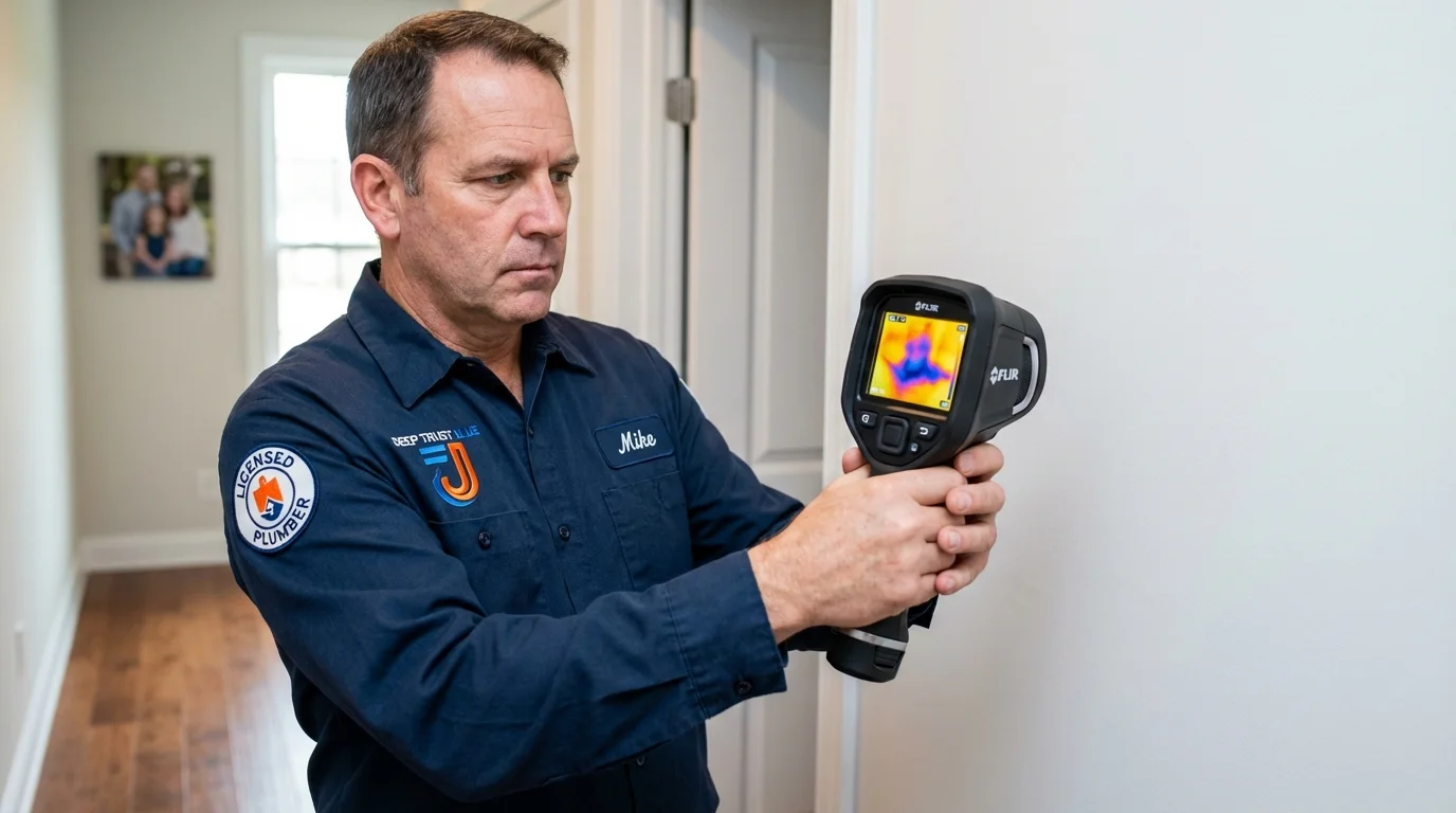 Thermal imaging leak detection by Johns Plumbing LLC in Daphne